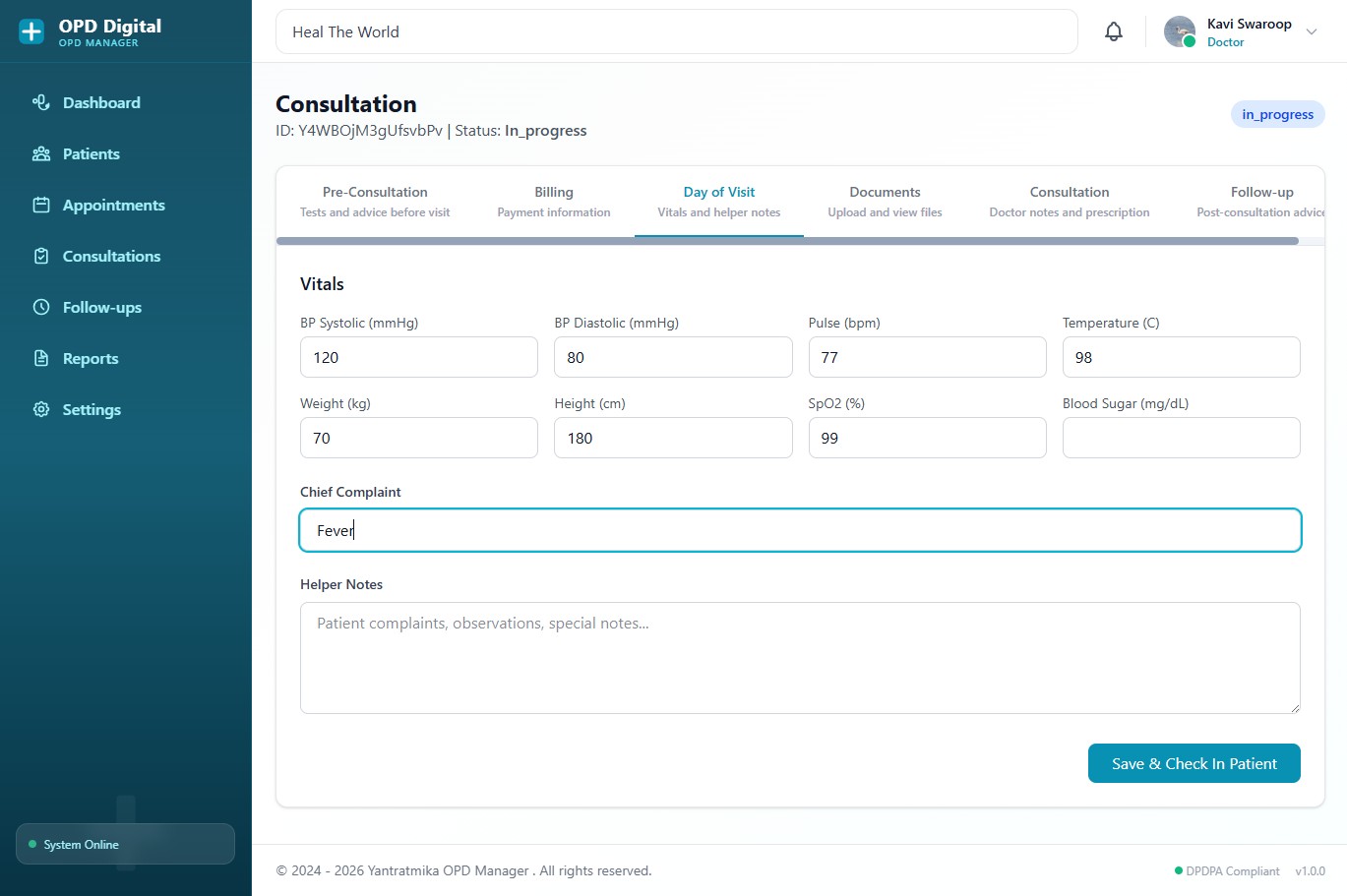 OPD Digital Appointments